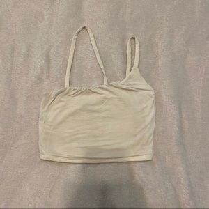 White crop top